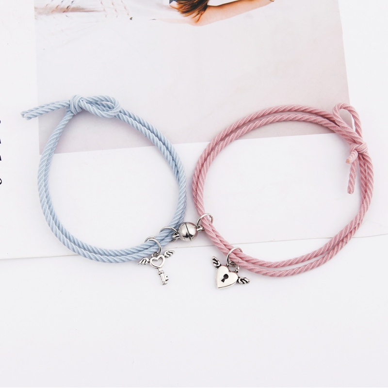 Set 2 Vòng Tay Chuỗi Hạt Đá Tự Nhiên Cho Cặp Đôi