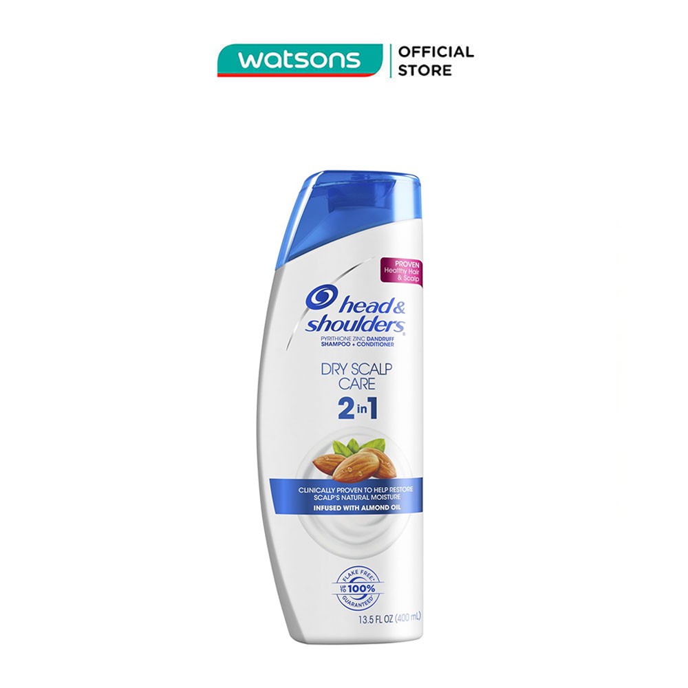 Dầu Gội Xả Head &amp; Shoulders Dry Scalp Care 2in1 400ml