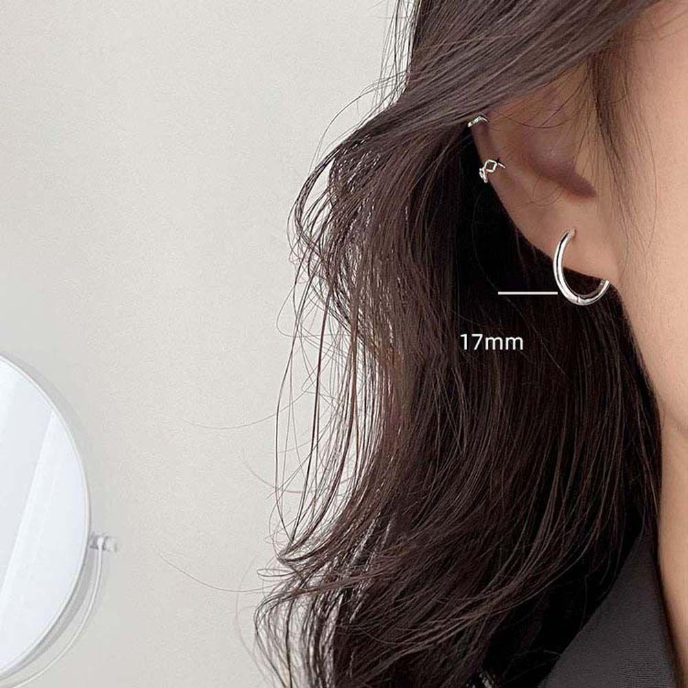 Khuyên Tai Tròn Phong Cách Punk Cá Tính Cho Nữ|Khuyên Tai Thời Trang Nhiều Màu Sắc|Vòng Đeo Tay Kim Loại Màu Sắc Xinh Xắn Phong Cách Hàn Quốc
