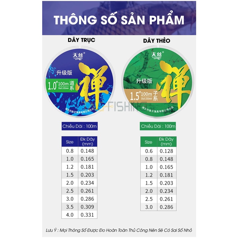 Dây Thẻo Vua Câu THIỀN 100m