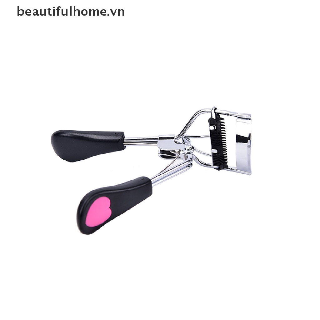 (Hàng Mới) Dụng Cụ Uốn Cong Lông Mi Cầm Tay Kèm Đầu Lược