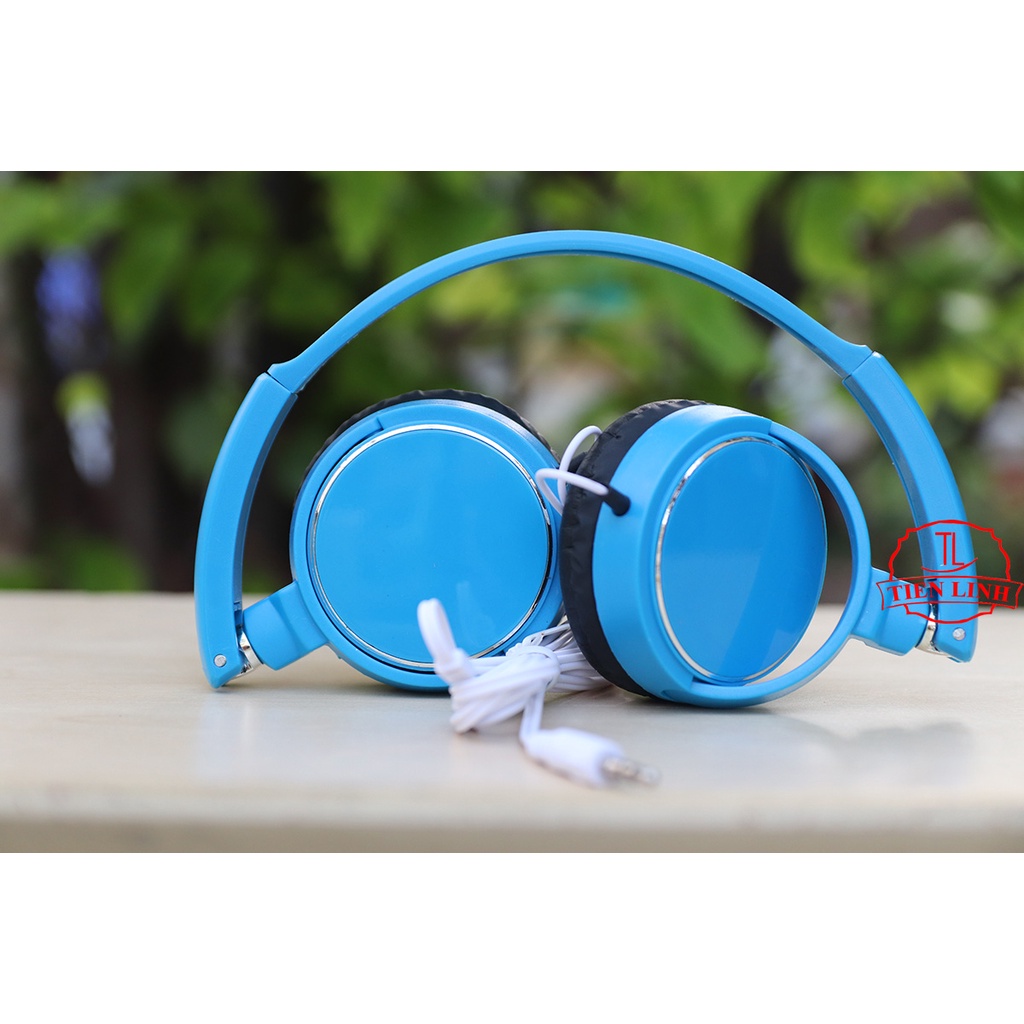 Tai nghe chụp Tai Biro 902+ DEVELOPE Màu xanh dương ( Có thể gấp gọn)