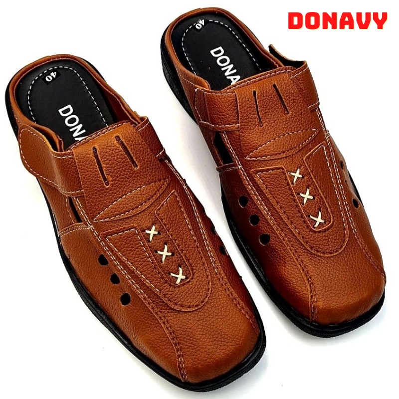 Giày Nam Da Cao Cấp DONAVY Đen Bò D.GLKC