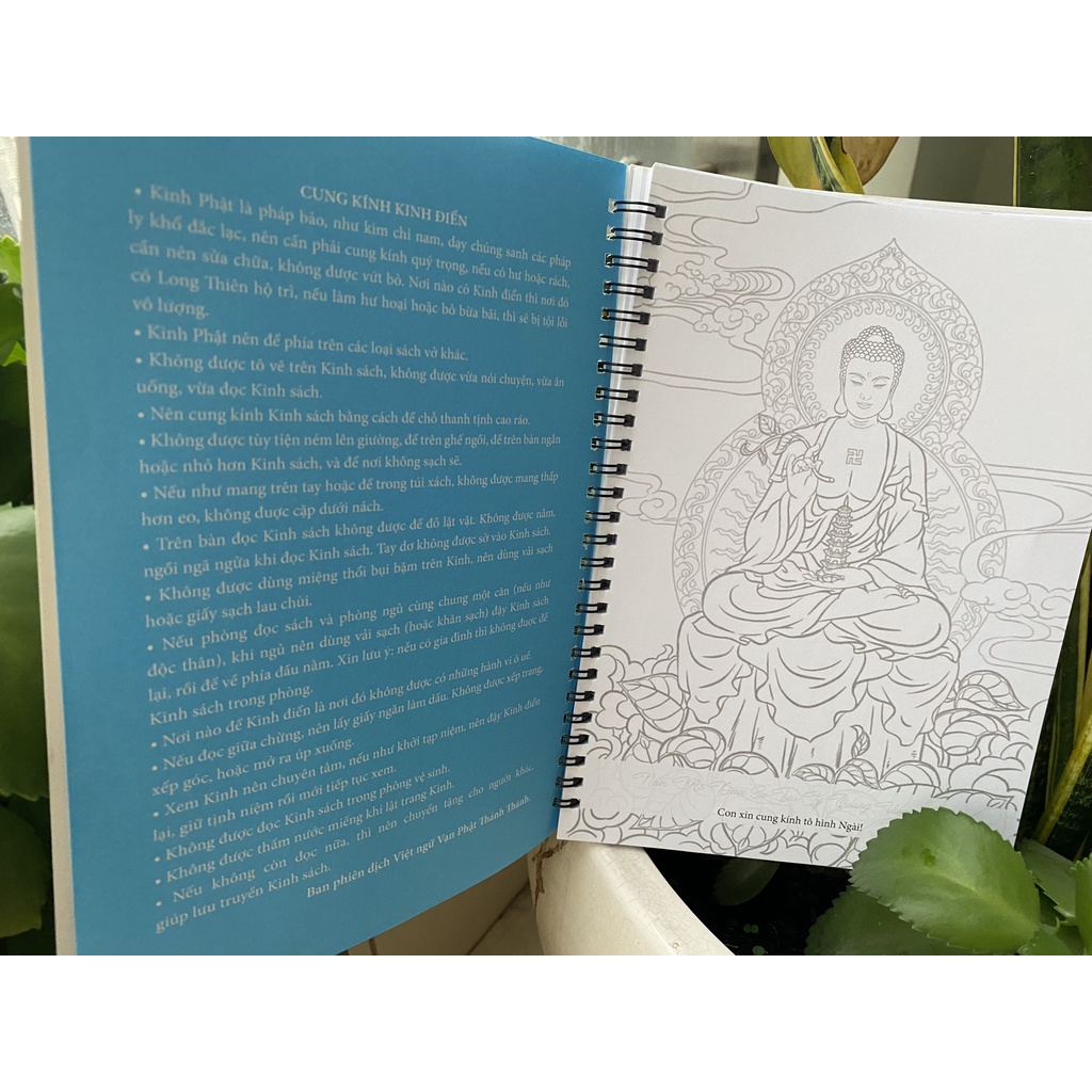 Tập vở chép Kinh Dược Sư bìa mềm