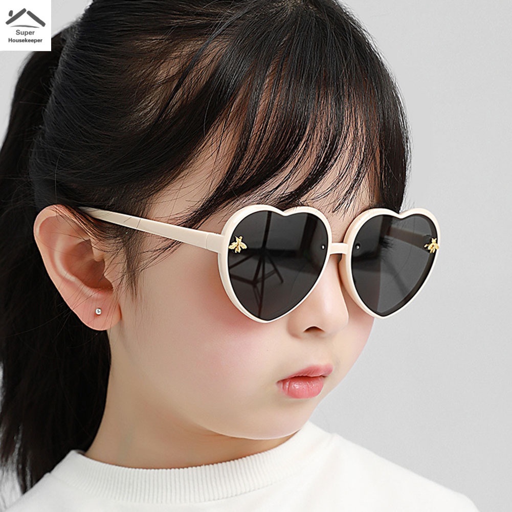 Kính Mát Hình Trái Tim Chống Chói Chống Chói Dùng Làm Đạo Cụ Chụp Ảnh Cho Bé