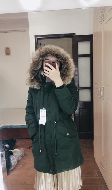 Áo Parka Zara Xuất
