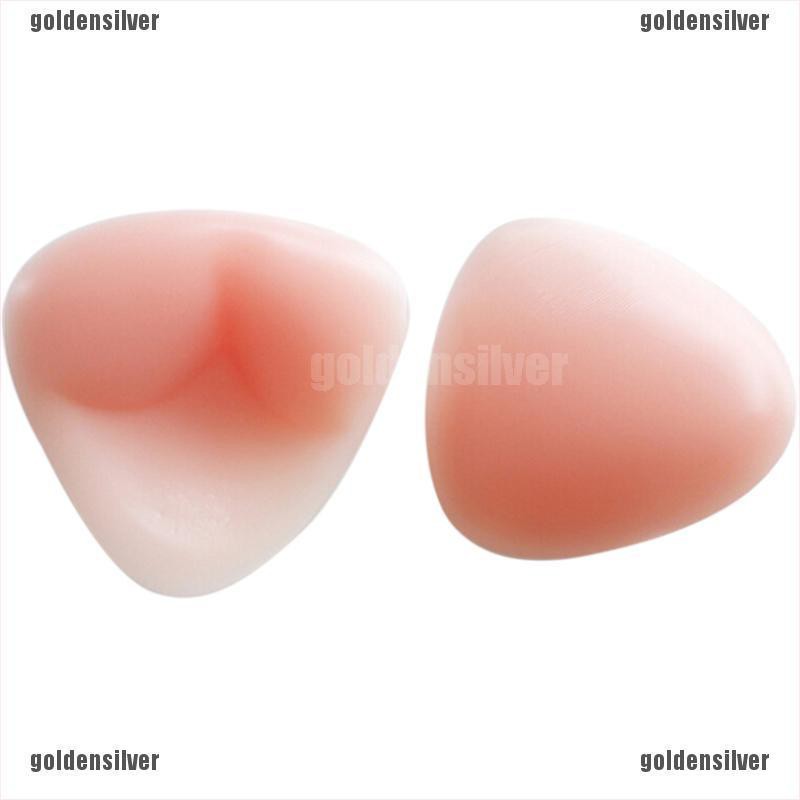 1 Cặp Đệm Ngực Tam Giác Bằng Silicone Gợi Cảm Cho Nữ