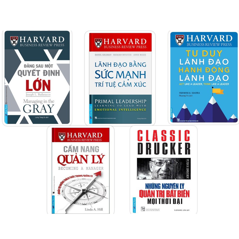 Sách - Combo Lãnh đạo tiên phong - Harvard Business Review (5 cuốn) - FirstNews Tặng Kèm Bookmark