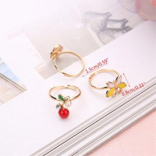 Set 5 Nhẫn Hoạt Hình Dễ Thương Cho Bé