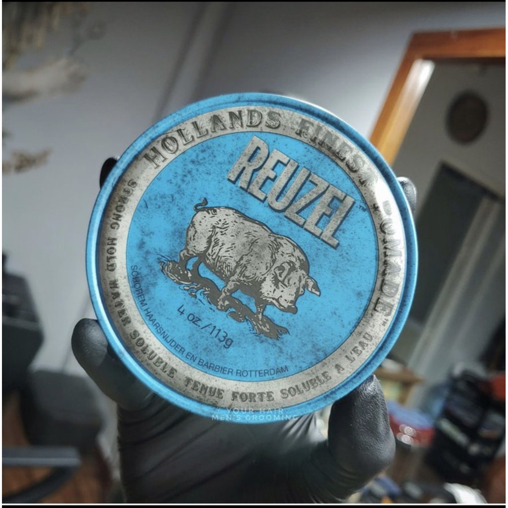 Sáp Vuốt Tóc Nam Reuzel Blue Pomade - Hàng Chính Hãng