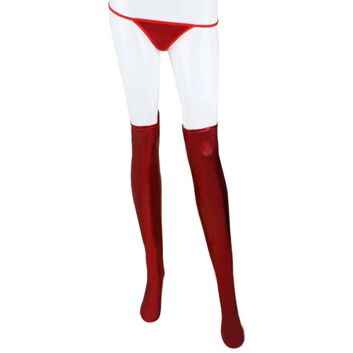 Đôi tất latex dài đến bắp chân phong cách gothic cho phái nữ