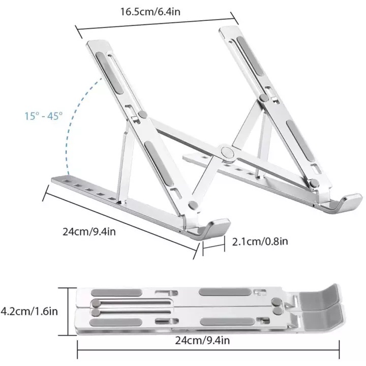 MC N3 Laptop Stand Aluminum Alloy Material Foldable Portable Laptop Heighten Bracket Notebook | BigBuy360 - bigbuy360.vn