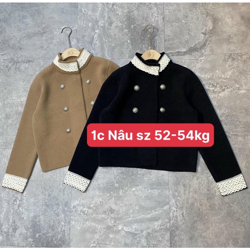 Áo khoác len ép lông thỏ QCCC