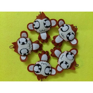 Móc khóa vải nỉ thanh lý