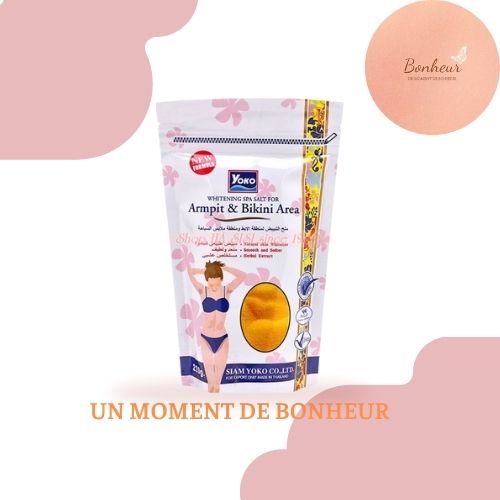 Muối tắm Yoko tẩy tế bào chết làm sáng vùng nách, bikini 220 gram mua sale tại mall hãng THAILAND