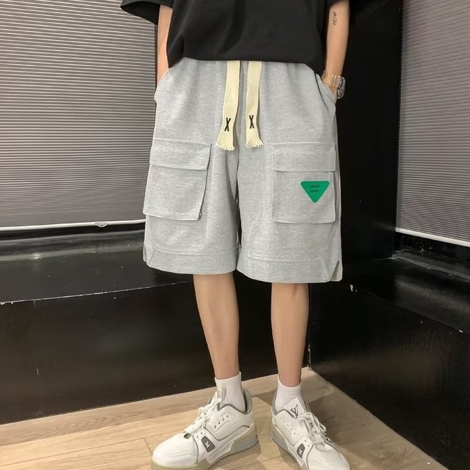 Quần Short Nam Thể Thao Màu Trơn Thêu Họa Tiết Thời Trang Cho bigsize fashion quần đùi nam unisex quần thun ngắn simple quần ngắn nữ