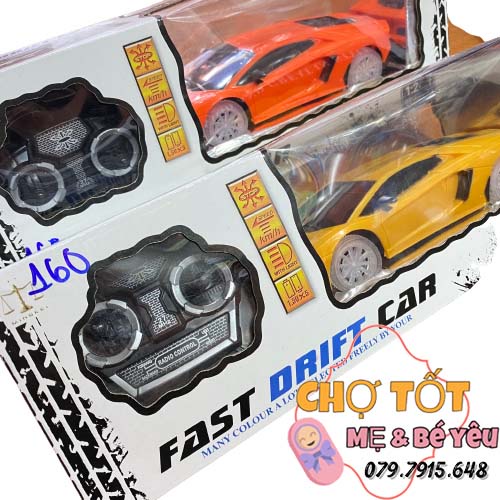 Đồ Chơi xe điều khiển 7 đ.tác bánh đèn xe hơi