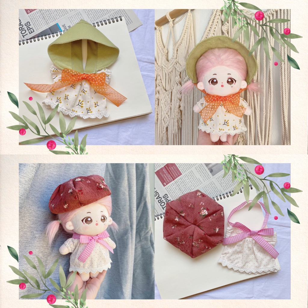 Outfit Doll 15cm & 20cm - Little Garden *part 2* / tủ đồ Memoir QUẦN ÁO DOLL