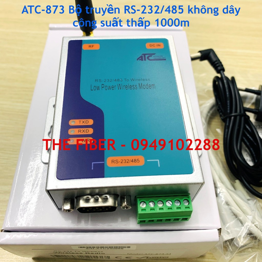 ATC-873 Bộ truyền RS-232/485 không dây công suất thấp (1000m) - Giá đã bao gồm VAT - Hãng ATC