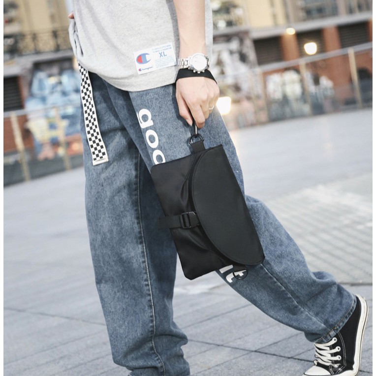 Túi nam đẹp ✴️FREESHIP✴️ Túi đeo chéo nam phi bóng có khuy giữa