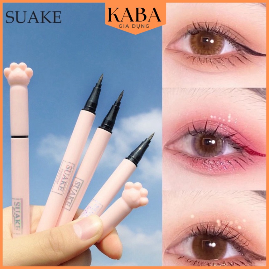 [Hàng mới về] Bút kẻ mắt dạng lỏng SUAKE màu đen chống nước không nhòe lâu trôi KABA