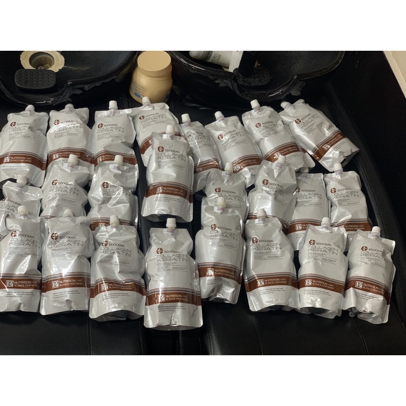 Ủ tóc  COLLAGEN KERATIN EDOCEAN PHỤC HỒI TÓC SIÊU MƯỢT 1000ML