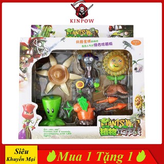 Đồ chơi hoa quả nổi giận plants vs zombies kinpow cho bé xây dựng tính chiến thuật mô phỏng game