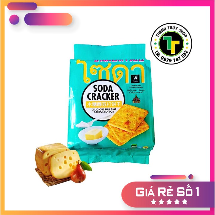 Bánh quy mặn Thái Lan giòn rụm ngon banh nóc có thể ăn kiêng chọn vị ngẫu nhiên loại 400g | BigBuy360 - bigbuy360.vn