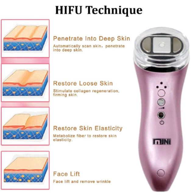 Máy hifu Siêu Âm rf ems Làm Săn Chắc Nâng Cơ Mặt Chống Nếp Nhăn
