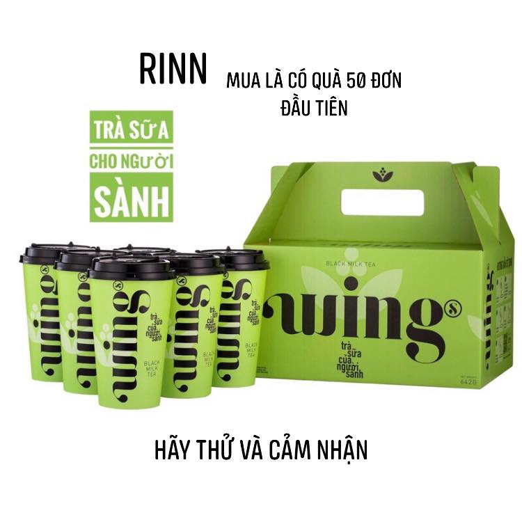 Hồng trà sữa hòa tan WINGS THÙNG( pha theo hướng dẫn trong phần mô tả sp để trà ngon chuẩn vị)