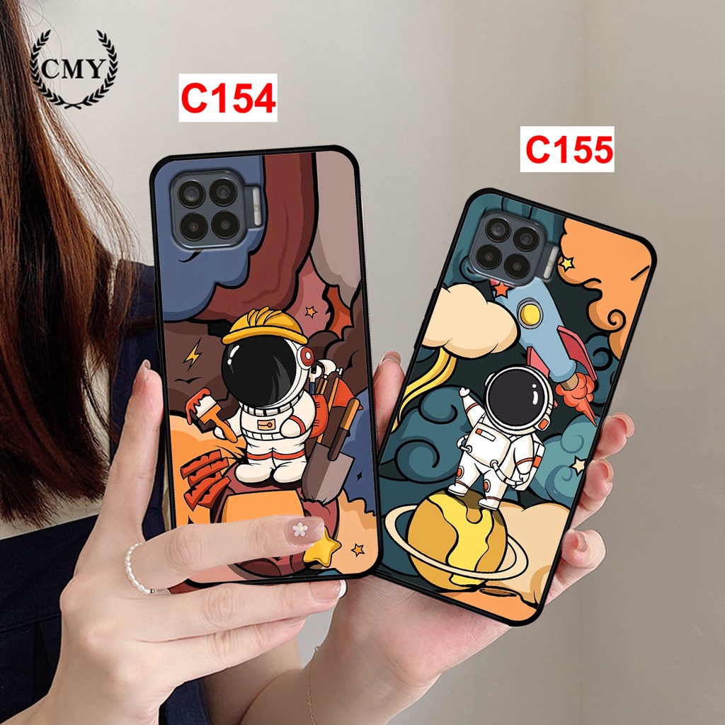 Ốp lưng Oppo A73 - A93 in hình phi hành gia, vũ trụ ngân hà. ốp oppo rẻ bền đẹp.