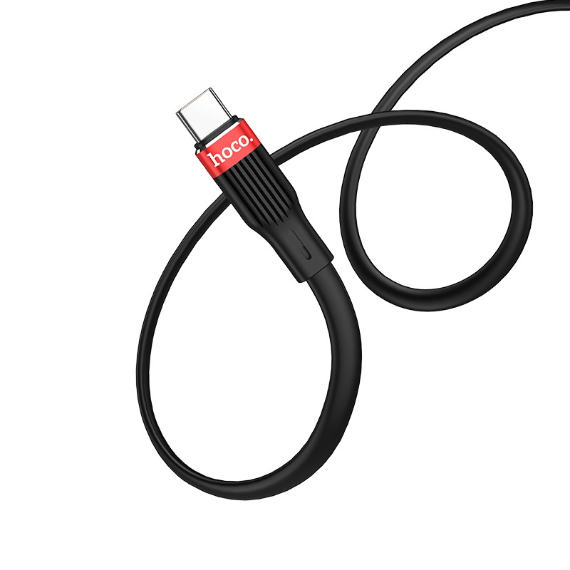 Cáp sạc nhanh Hoco U72 Silicon bền bỉ 2.4A cho iPhone, iPad, Android dây dài 1.2m - Chính hãng