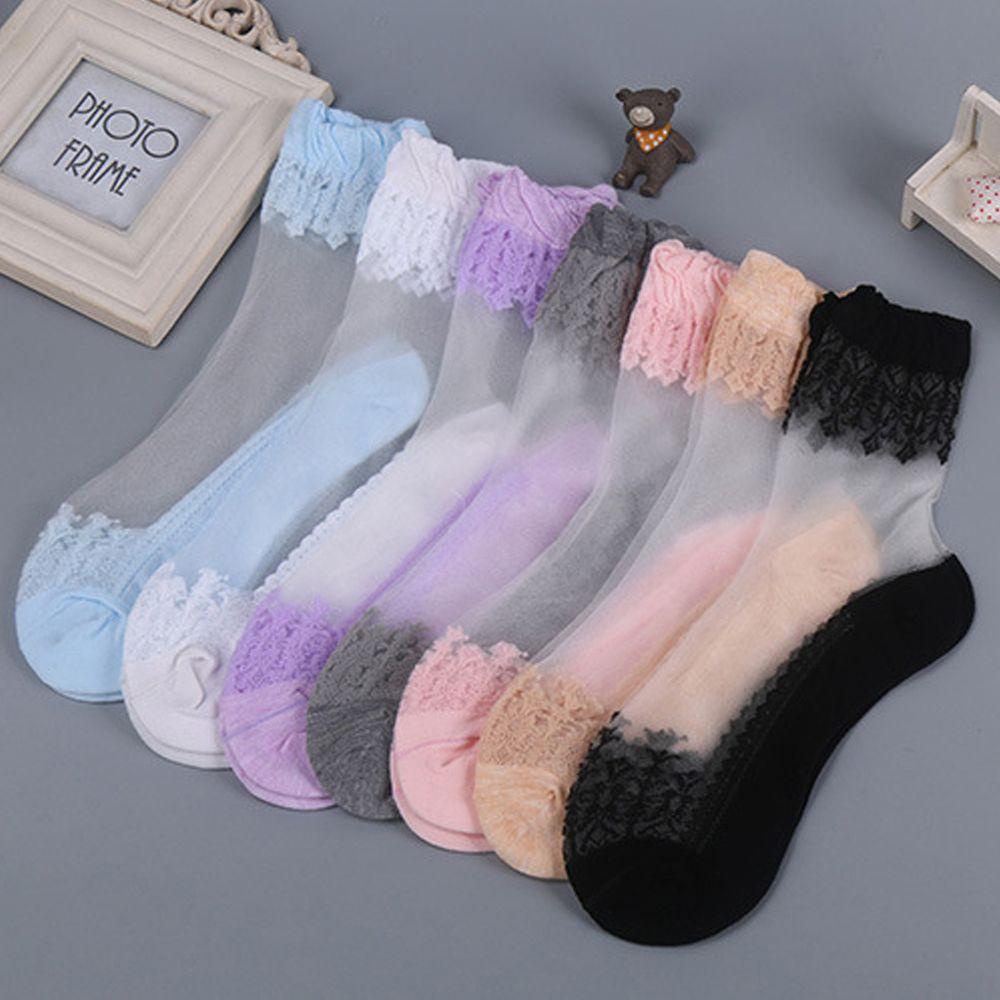 Vớ Dệt Kim Siêu Mỏng Mềm Mại Thời Trang Mùa Hè Cho Nữ