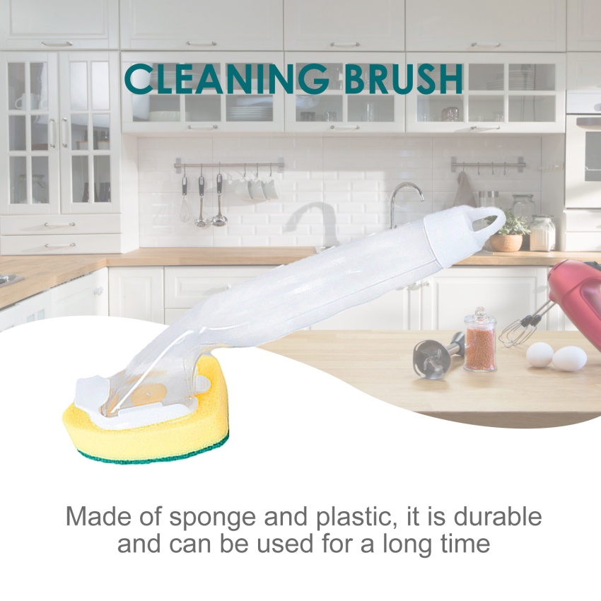 Bàn Chải Mút Rửa Chén Có Tay Cầm Có Thể Tháo Rời Sáng Tạo