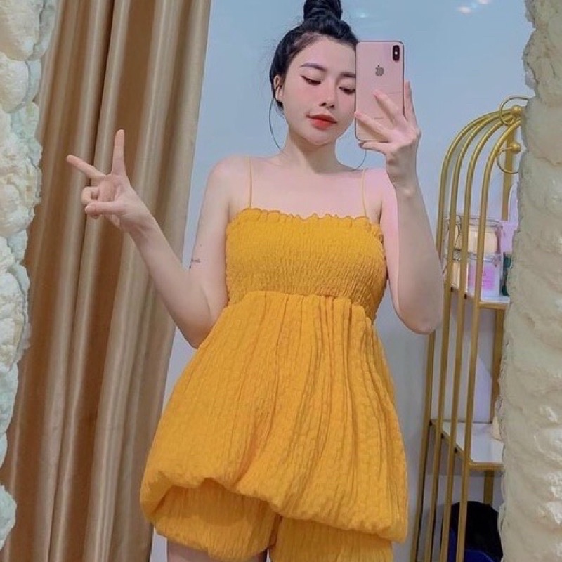 Set Đũi Xốp 2 Dây Bí (Hàng Loại 1) Bộ Đũi 2S Mùa Hè Hot Trend