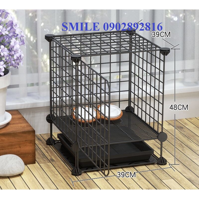 [TẶNG KÈM CHỐT] Lưới ghép chuồng pet cưng, phụ kiện lắp ghép chuồng thú cưng