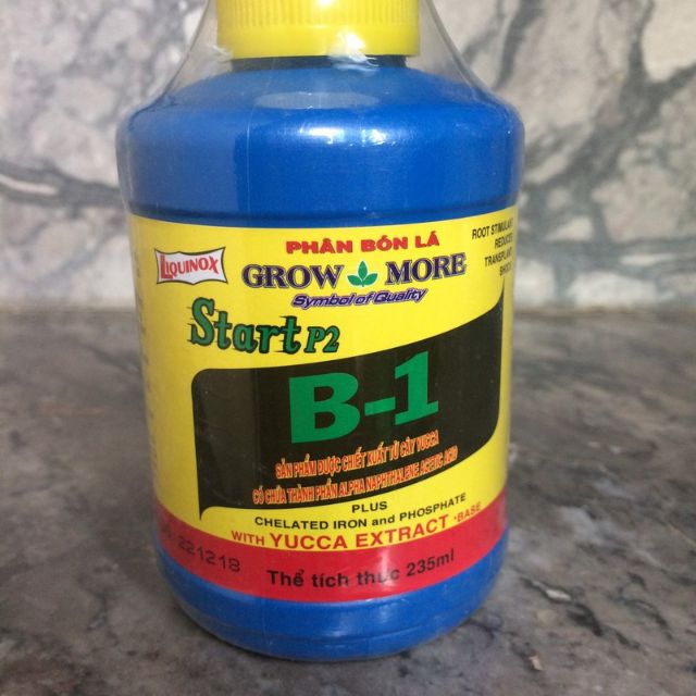 Phân Bón Lá Growmore Vitamin B1 ( Grow More 235ml), Super roots B1 cho lan, cây cảnh