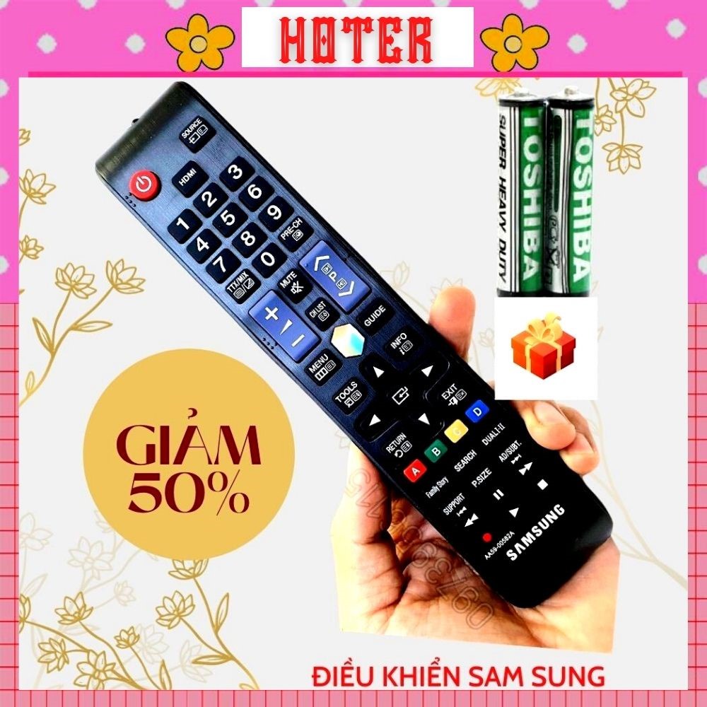 Remote điều khiển HOTER. Remote điều khiển tivi SAM SUNG 24 -> 49 inch. Bảo hành 12 tháng