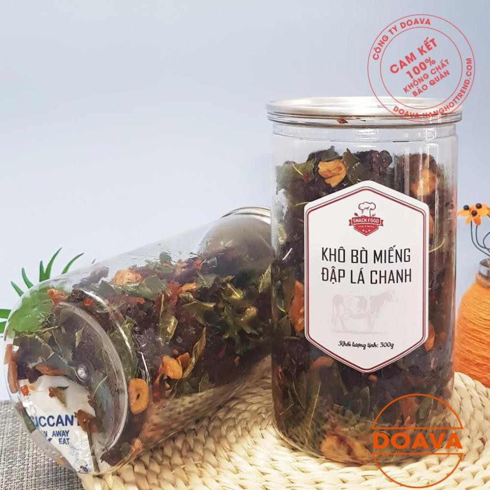 [Handmade]  Khô bò miếng đập dập mềm lá chanh 250gr - Khô Bò Nhà Làm Cực Sạch Và Ngon - DAV002 | BigBuy360 - bigbuy360.vn