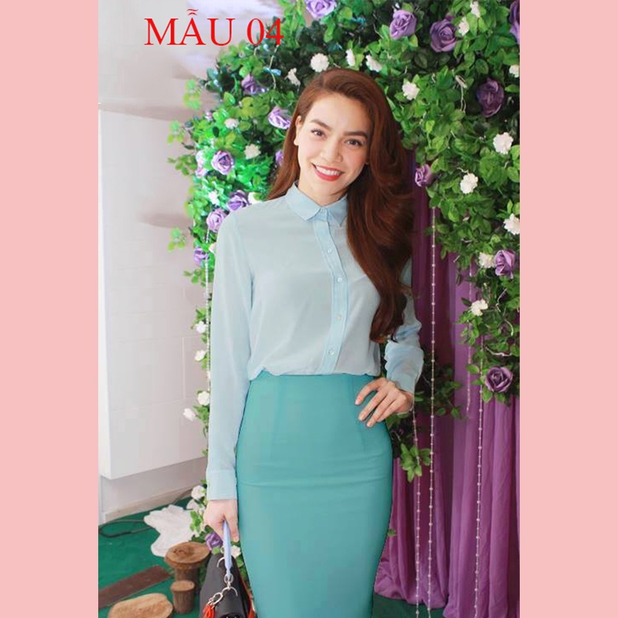 RẬP GIẤY LẮP GHÉP 7 ÁO SƠ MI NỮ