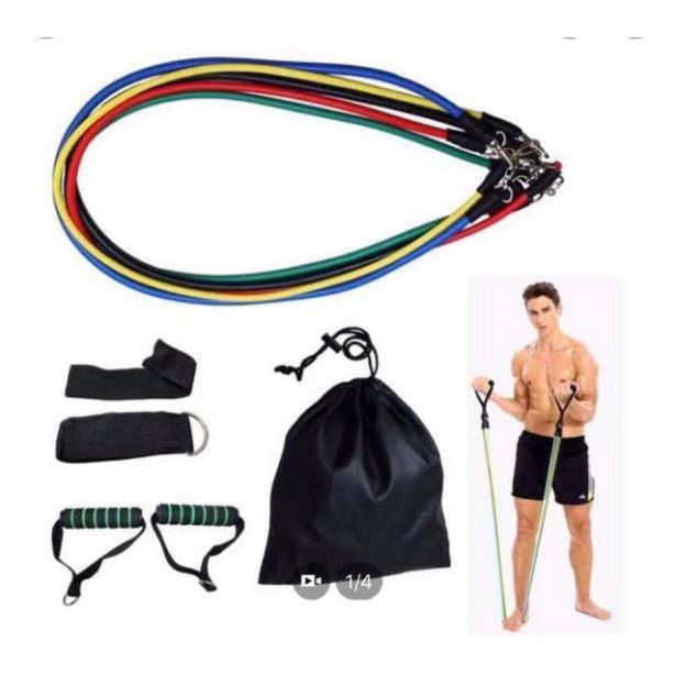 (giá sỉ = lẻ) Dây tập gym ngũ sắc tiện dụng