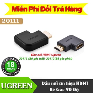 [ Đầu Nối Tín Hiệu HDMI 90 Độ(Bẻ Ngang)] Nhà Phân Phối Chính Hãng UGREEN 20111