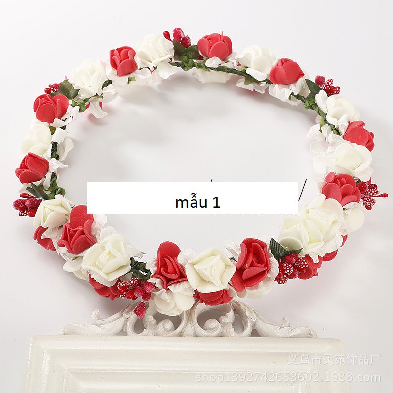 Vòng hoa đội đầu
