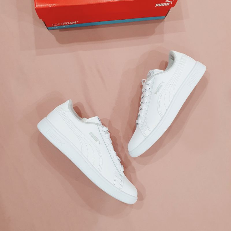 Giày Sneaker Puma Smash V2 Leather Chính hãng