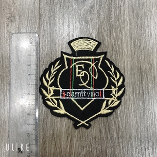 Sticker , logo Thêu EQ huy hiệu