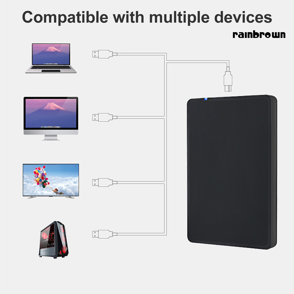 2.5inch USB 3.0 5Gbps 6TB Large Memory Hard Disk Case External HDD Enclosure /RXDN/