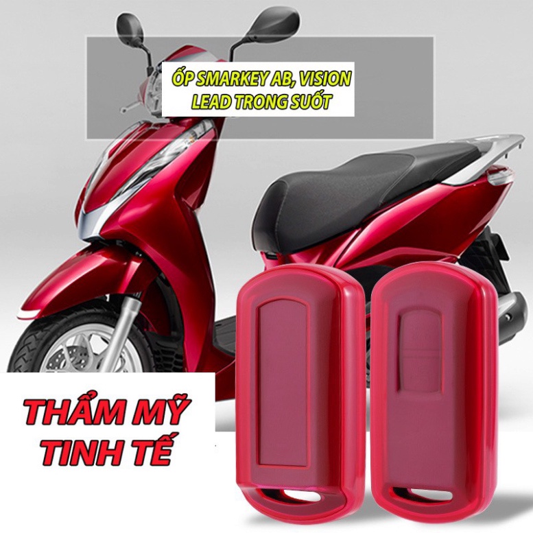 BỌC SMARKEY TRONG SUỐT CHO AB, LEAD, VISION, VARIO ( LOẠI 2 NÚT) Ảnh thật Sp