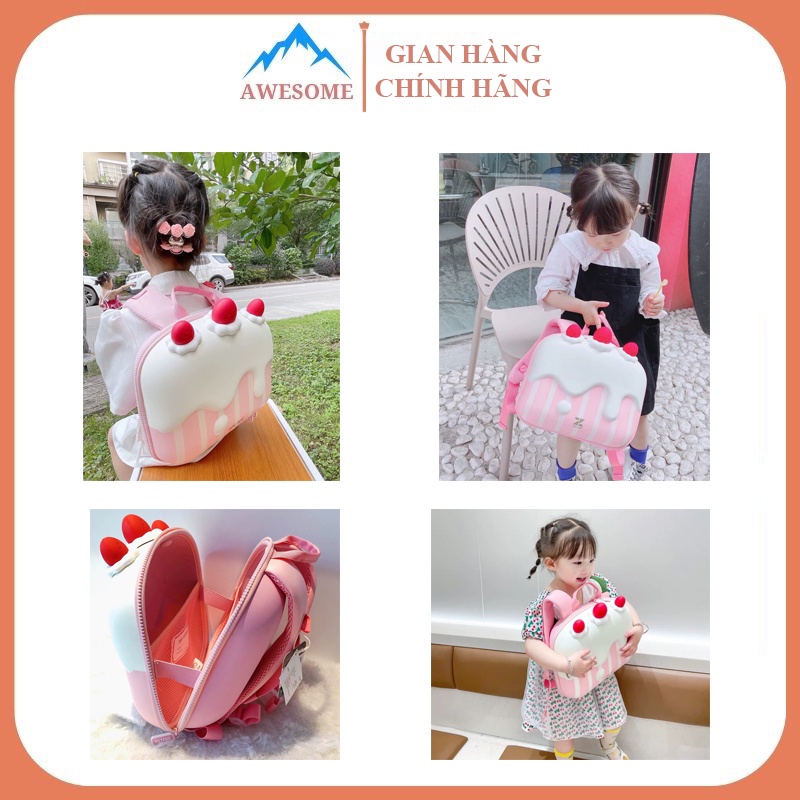 Balo Dành Cho Bé Từ 1-8 Tuổi Hàng Chính Hãng SOLOVE B8, Thiết Kế 3 Chiều Tổ Ong, Giảm Áp Lực, Bảo Vệ Cột Sống