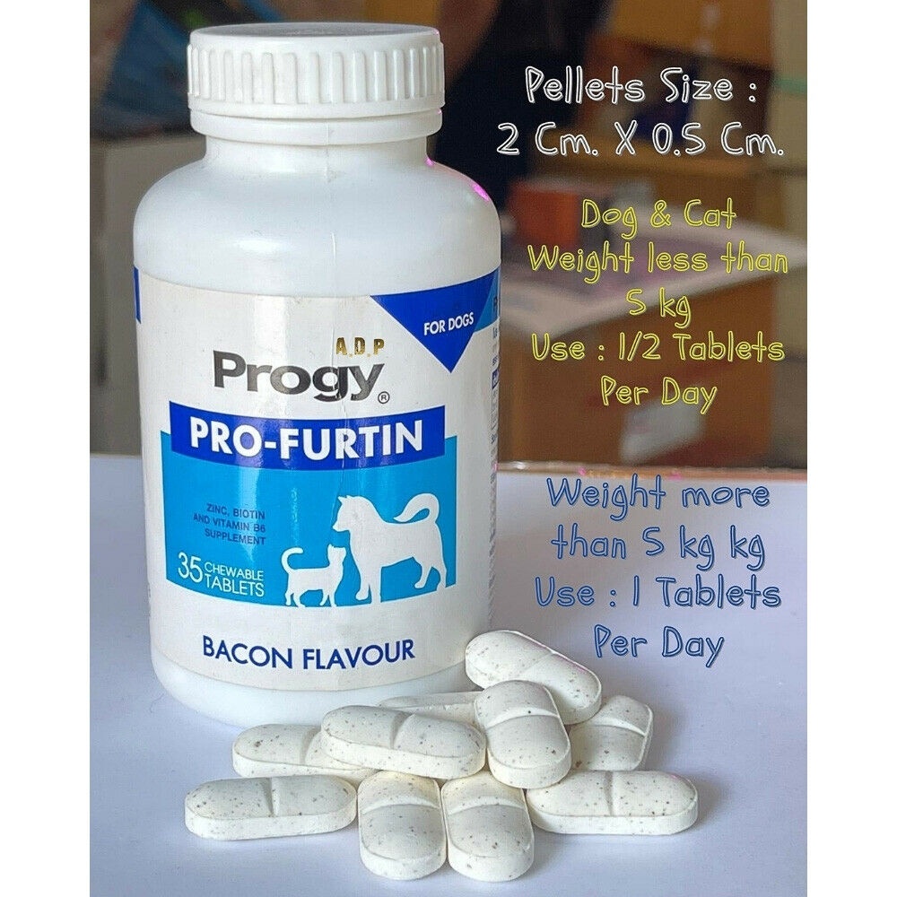 35 Viên Nhai Vị Thịt Tăng Cường Cải Thiện Các Vấn Đề Về Da Và Lông Ở Chó Mèo PROGY PRO-FURTIN
