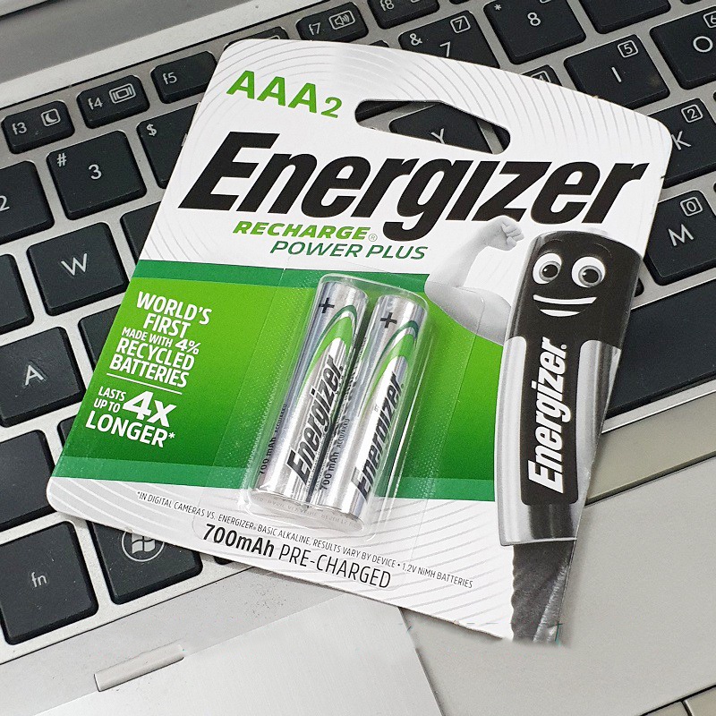 Pin sạc AAA 700mAh Energizer chính hãng - Vỉ 2 viên